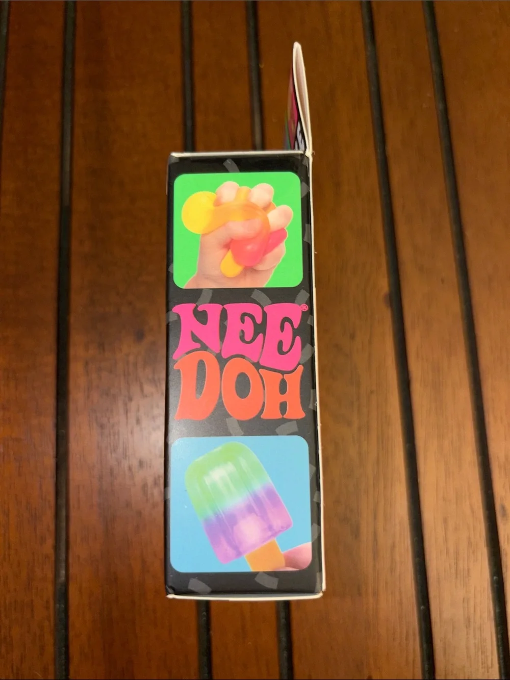 AUTHENTIC Schylling NeeDoh Nice-Sicle Rainbow Super Solid Squish Fidget Toy NWT